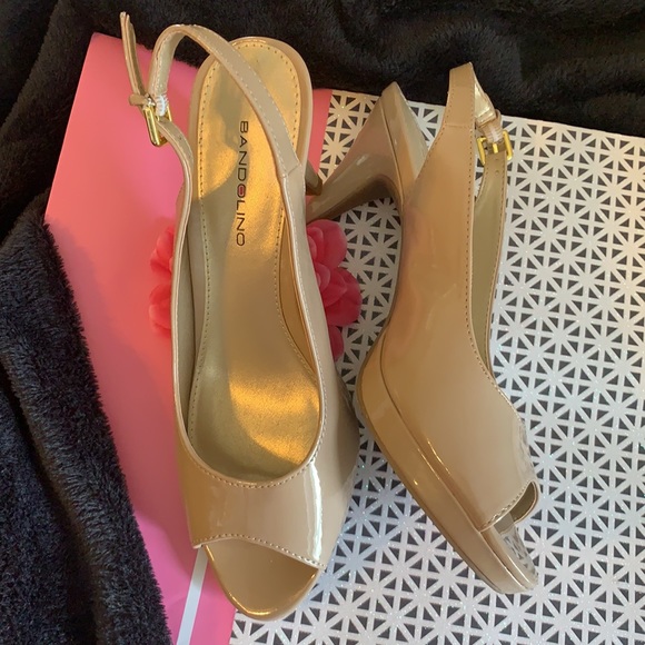 Bandolino open toe sling back heels - Picture 7 of 7